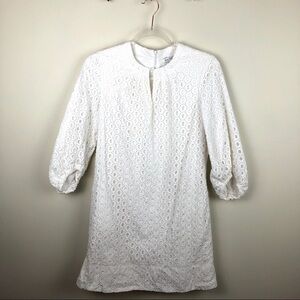 Walter White Eyelet Overlay Dress 4 Sundress